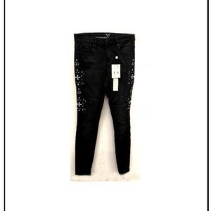 New Rare & Unique 19V69 Italia Milano Embroidered Black Versace Jeans